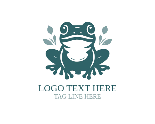 Adventure Nature Frog Logo