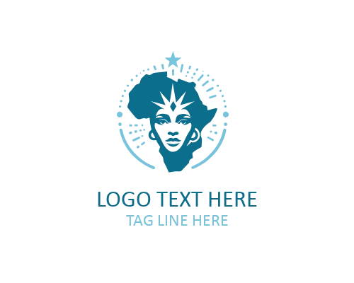 Africa Map Logo