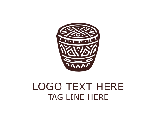 African Ethnic Rhythm Logo