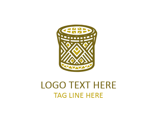 African Flute Logo for Wind Instrument Bands