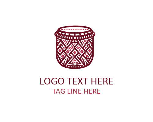 African Guitar Music Logo for Folk Bands