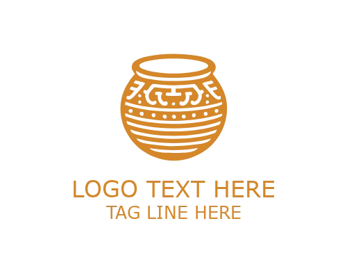 African Music Instrument Logo