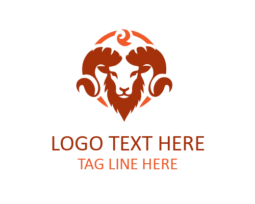 Aggressive Ram Mascot Logo