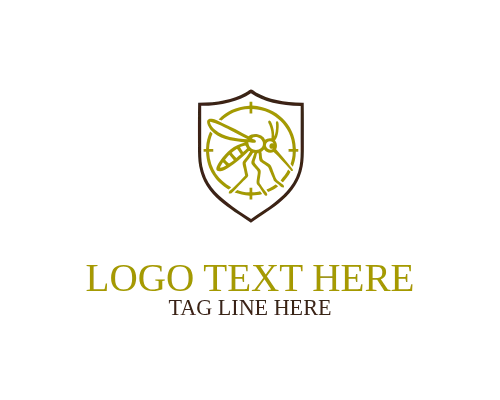 Alert Triangle Mosquito Logo
