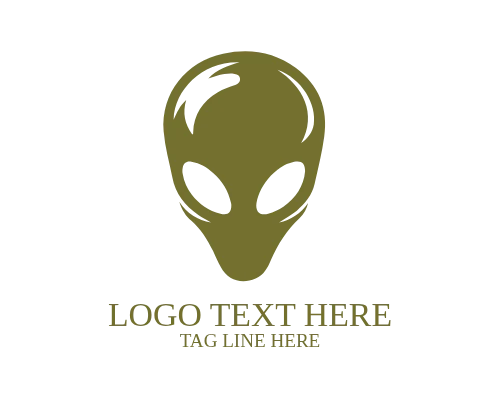 alien-head-outline-logo