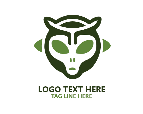 Alien Vision Symbol Logo