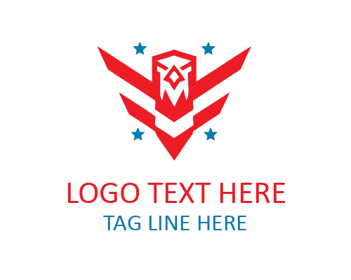 American Eagle Flying Logo