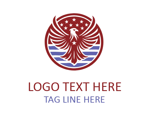 American Eagle Winged Crest
