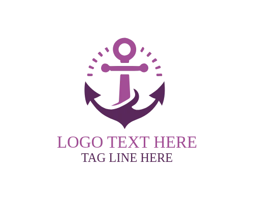 Anchor Emblem Logo for Professional Branding
