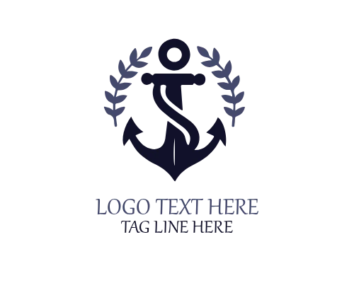 Anchor Logo for Marine, and Nautical Brands