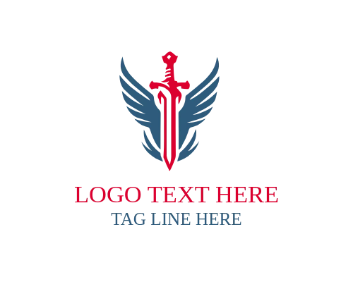 Ancient Sword Logo for Historical Warrior Branding