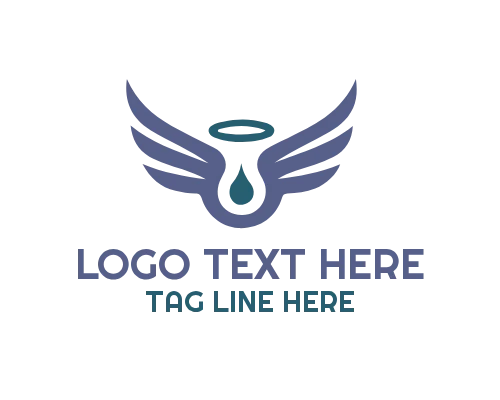 Angel Guardian Wings Logo