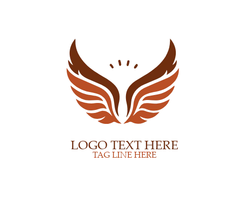 Angelic Triple Wings Logo