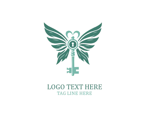 Angelic Wings Key Logo