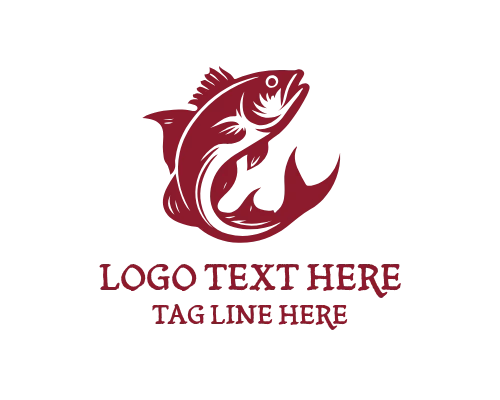 Angler Pro Fishing Fish Logo