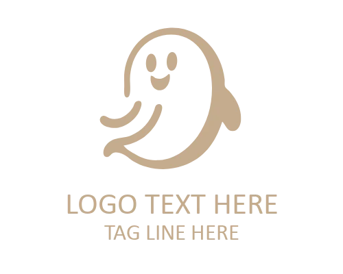Angry Ghost Mascot Logo