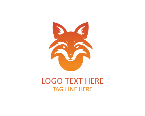 Angular Fox Head Logo