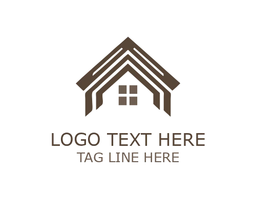 Angular Roof Design Logo