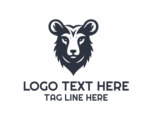 Animal Head Sculpted Logo