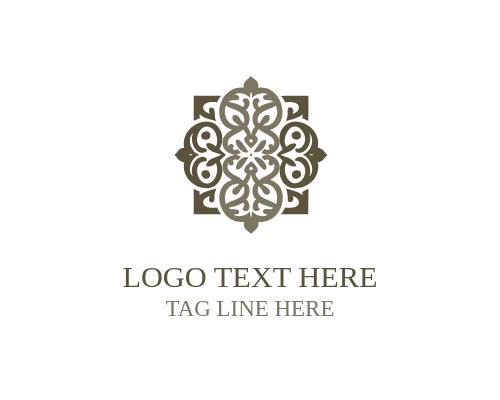  Antique Ornamental Badge Logo