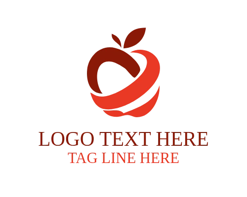 Apple Abstract Symbol Logo