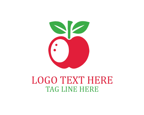 Apple Fruit Logo for Fresh Produce Brands