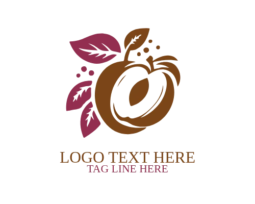 apricot circle emblem logo