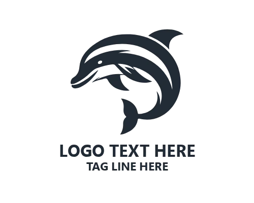 Aqua Brand Dolphin Logo
