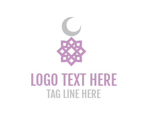 Arabic Minaret Mosque Logo