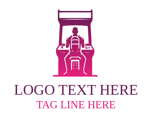 Arcade Gaming Champion Logo