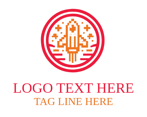 Arcade Pixel Rocket Icon