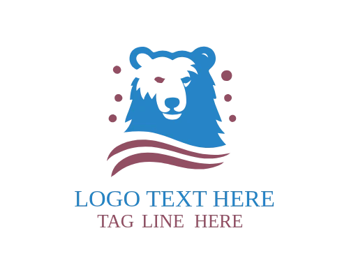 Arctic Polar Bear Logo for Nature, Wildlife, and Environmental Brands