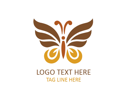 Art Deco Butterfly Logo