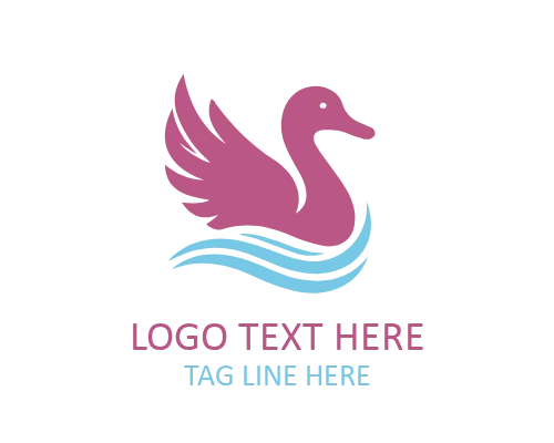 Art Deco Duck Logo for Stylish Brands