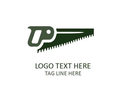 Artisan Carpenter Saw Logo for Handcrafted Woodworking and Custom 