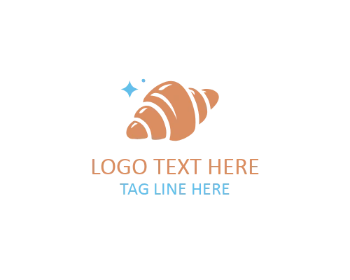 Artisan Croissant Vector Logo