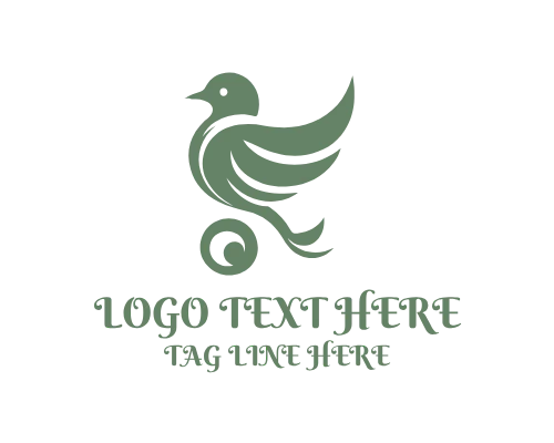 Artistic Bird Logo