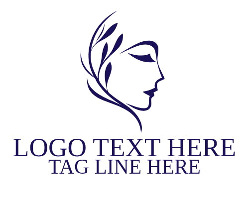 Artistic Female Face Logo