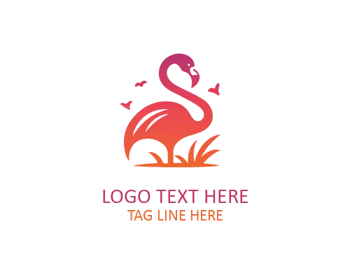 Artistic Flamingo Logo for Creative and Modern Brands