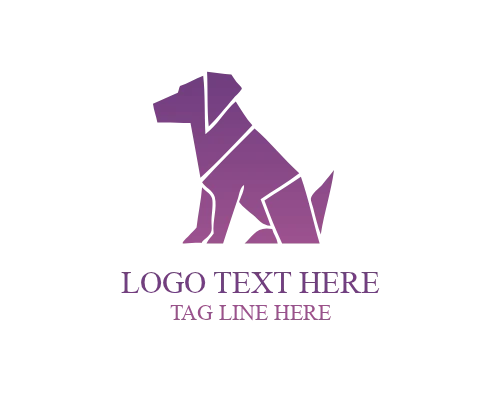 Artistic Fold Paper Animal Logo