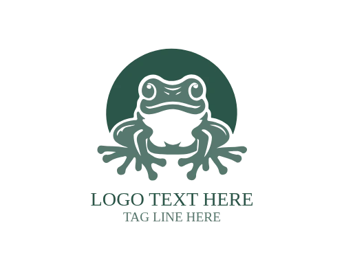 Artistic Style Frog Logo