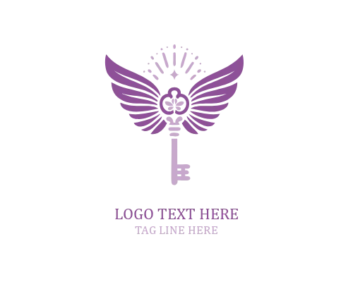 Astral Path Wings Key Logo