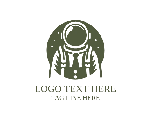 Astronaut Explorer Space Man Logo