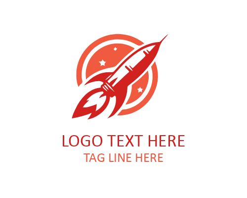 Astronaut Outline Minimal Logo