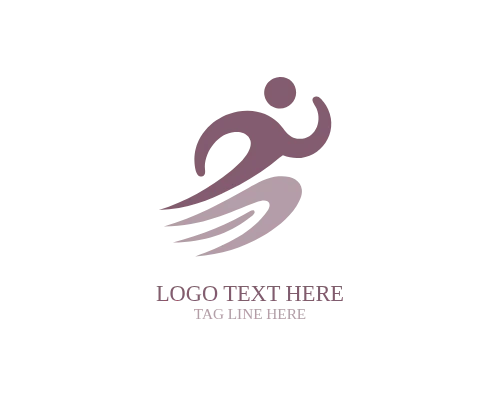 Athlete Active People Logo