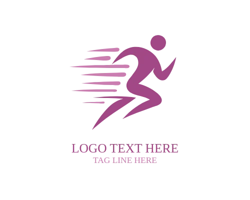 Athlete Bodybuilder Logo