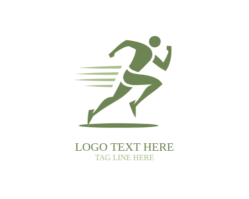Athlete Cricket Logo