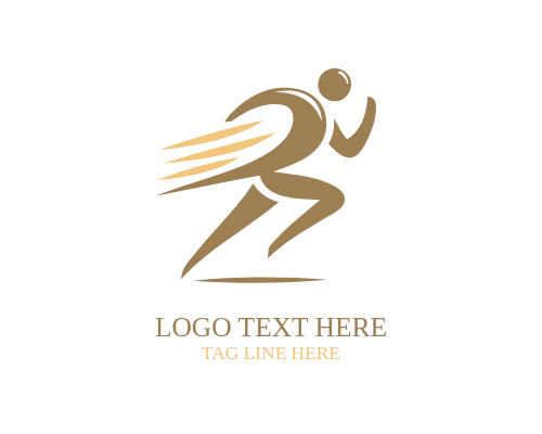 Athlete Cyclist Logo