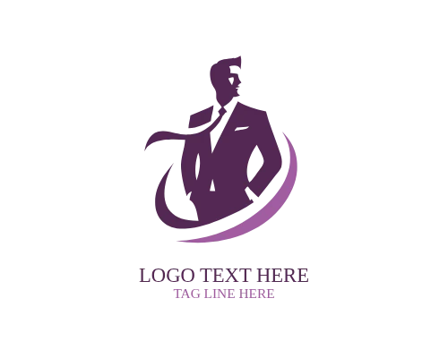 Athlete Fencer Logo