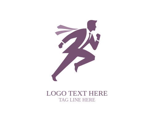 Athlete Golfer Logo